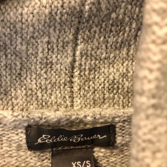 Eddie Bauer Dreamknit Women’s Sweater Wrap – Gray – Size XS/S – NWT - Picture 3 of 4